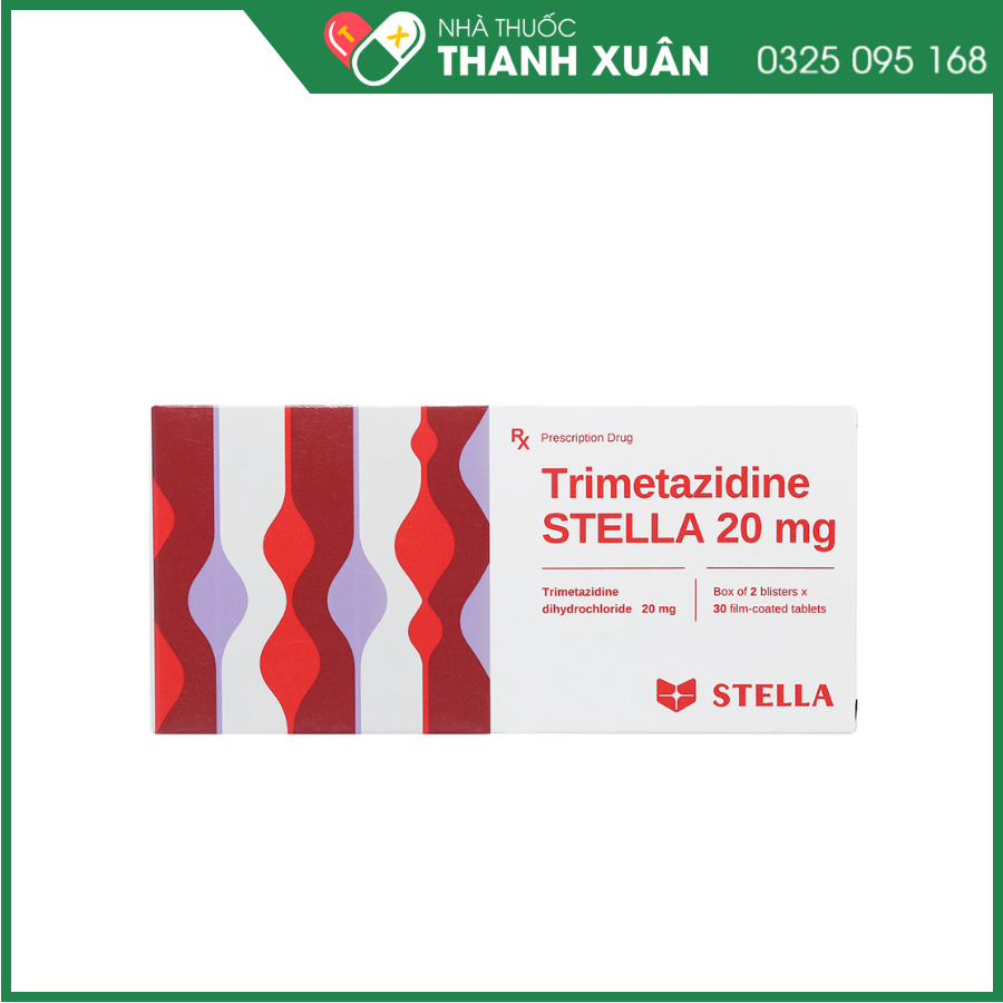 Trimetazidine Stella 20mg trị đau thắt ngực
